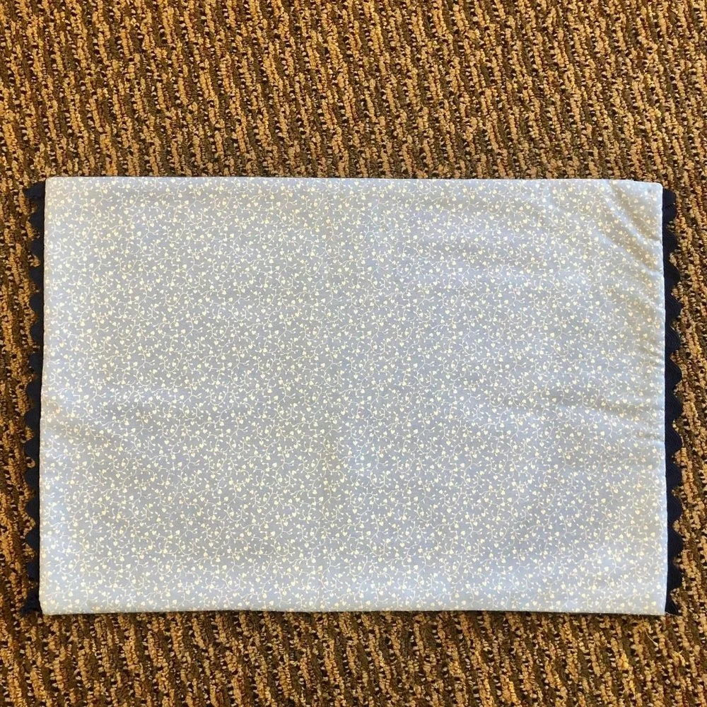 Handmade Placemats Set of 4 Never Used Paisley Blue